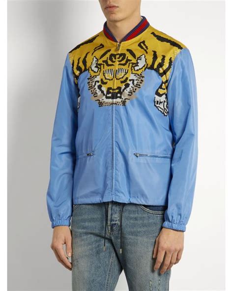 bomber gucci homme|gucci bomber jacket tiger.